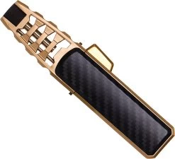 Merkloos Turbo Jetflame Aansteker - Gasbrander - Vuurwerk Torch - Crème Brûlée Brander - BBQ En Sigaren Aansteker - Windproof - Carbon Met Goudkleurige Metalen Behuizing -Keukenbarbecue 1200x1094 1
