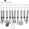 Excellent Houseware 9-delige Keukenset - Met Wandstang - Keukenrek - RVS -Keukenbarbecue 1200x1104 5