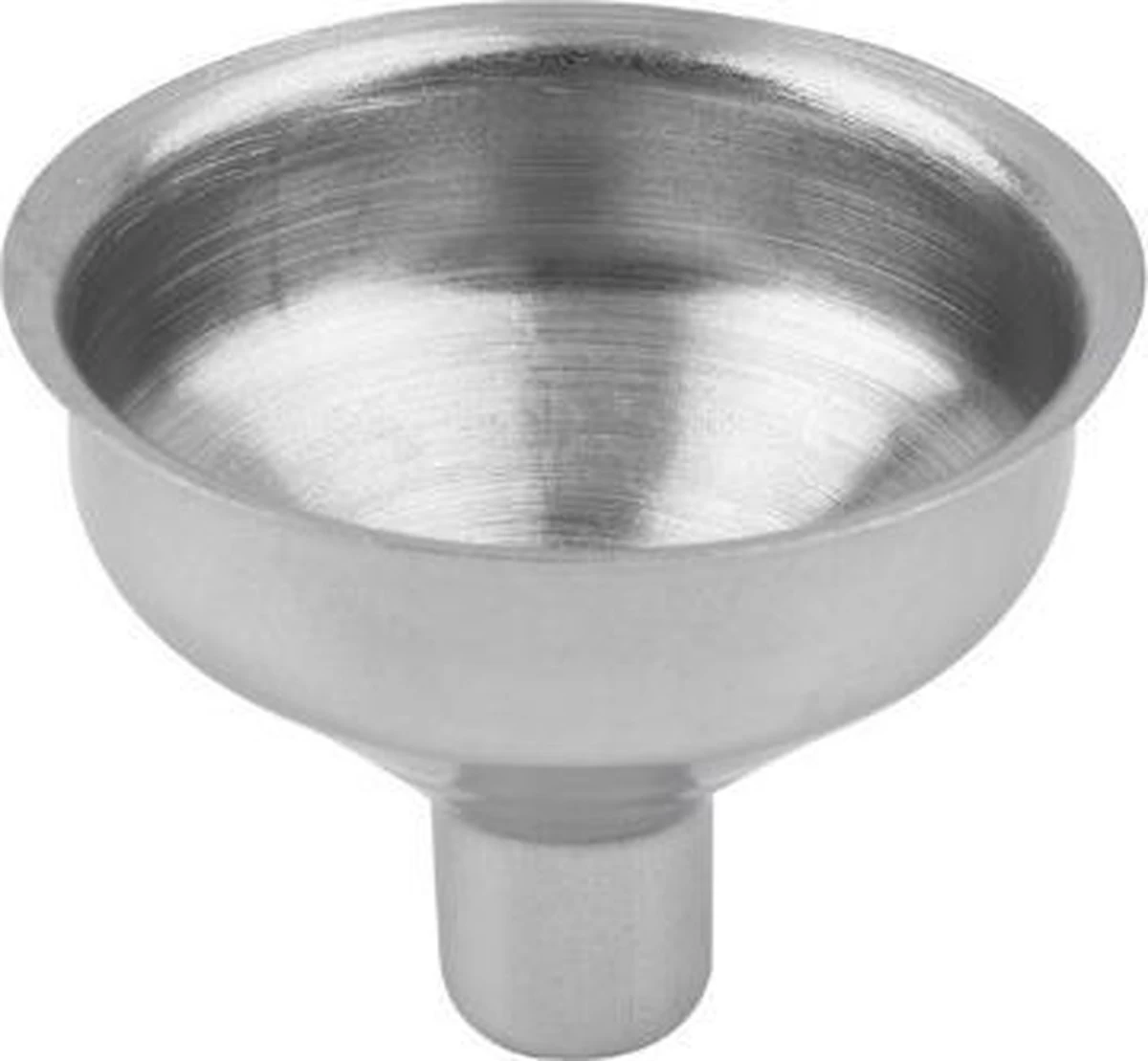 Merkloos Trechter - Klein - RVS - Zilverkleurig - Vloeistof - Overschenken - 1 Stuk - Ø3,5 Cm 3 Merkloos Trechter - Klein - RVS - Zilverkleurig - Vloeistof - Overschenken - 1 Stuk - Ø3,5 Cm