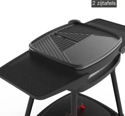 Barbecook Alexia - Elektrische Bbq - Afneembare Grill - Zijtafels - Wielen - 84x55x97cm -Keukenbarbecue 1200x1121 3