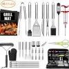 Saveur Royal® 35-delige Barbecue Gereedschapset In Roestvrij Staal - BBQ Grill Set Met Draagtas - Barbecuegerei-sets - Barbecue Accessoires Gereedschap - 35-delig 2 Saveur Royal® 35-delige Barbecue Gereedschapset In Roestvrij Staal - BBQ Grill Set Met Draagtas - Barbecuegerei-sets - Barbecue Accessoires Gereedschap - 35-delig -Keukenbarbecue 1200x1125 2