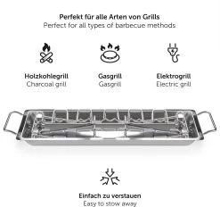 Blumtal BBQ Rek - Robuuste Roestvrijstalen Kippenpoot Rek - Voor 12 Poten - Kippengrillstandaard - Vaatwasmachinebestendig 11 Blumtal BBQ Rek - Robuuste Roestvrijstalen Kippenpoot Rek - Voor 12 Poten - Kippengrillstandaard - Vaatwasmachinebestendig -Keukenbarbecue 1200x1125 3