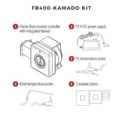 Flame Boss 400 Kamado Smoker Controller 12 Flame Boss 400 Kamado Smoker Controller -Keukenbarbecue 1200x1126 1