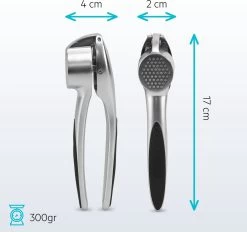 SOEM© Knoflookpers Met Ergonomische Handgreep Ook Geschikt Voor Gember - RVS - Horeca Kwaliteit - Ovaal 12 SOEM© Knoflookpers Met Ergonomische Handgreep Ook Geschikt Voor Gember - RVS - Horeca Kwaliteit - Ovaal -Keukenbarbecue 1200x1127 2