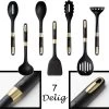 Levabe Zwart Gouden Keukengerei Set Met Houder 7 Delig - Hittebestendig - BPA Vrij - Koken - Nylon - Stainnless Steel - Keuken Gerei 2 Levabe Zwart Gouden Keukengerei Set Met Houder 7 Delig - Hittebestendig - BPA Vrij - Koken - Nylon - Stainnless Steel - Keuken Gerei -Keukenbarbecue 1200x1129 7