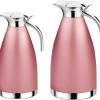 Royal Swiss - Thermoskan - Set Van Twee 1,2 Liter En 1,6 Liter - Thermosfles (Roze) 1 Royal Swiss - Thermoskan - Set Van Twee 1,2 Liter En 1,6 Liter - Thermosfles (Roze) -Keukenbarbecue 1200x1131