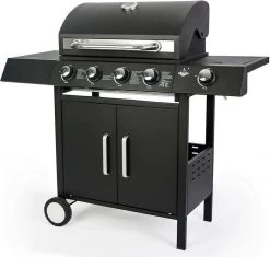 El Fuego San Angelo 4.1 Gasbarbecue - 5 Branders - Zwart -Keukenbarbecue 1200x1143 2