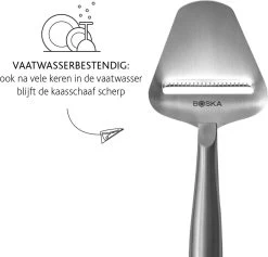 Boska Kaasschaaf Copenhagen - Kaasschaaf Harde Kaas - Kaasschaaf Voor Oude Kaas - Vaatwasserbestendig - Multifunctionele Kaasschaaf - RVS - 220 X 74 X 20 Mm - Keukengerei - Keuken Accessoires - 10 Jaar Garantie -Keukenbarbecue 1200x1149 3