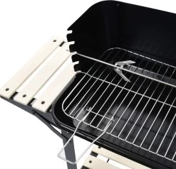 Verrijdbare Barbecue – Houtskool/Briketten - Verstelbare Grillplaat – Houten Tafel – Winscherm – Gewicht 5.9kg 17 Verrijdbare Barbecue – Houtskool/Briketten - Verstelbare Grillplaat – Houten Tafel – Winscherm – Gewicht 5.9kg -Keukenbarbecue 1200x1158 1