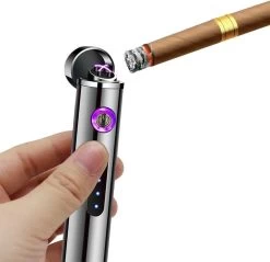 Allkinds Oplaadbare Elektrische Aansteker - USB Plasma Aansteker - Duurzaam - Windbestendig - Zwart -Keukenbarbecue 1200x1161