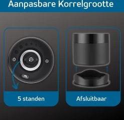 GOV Elektrische Peper- En Zoutmolen Zwart XL Set Oplaadbaar - Pepermolen - Peper En Zoutstel -Keukenbarbecue 1200x1162 6