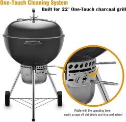 One-Touch-reinigingssysteemkit Voor 57 CM Kogel BBQ , Geschikt Als Vervanging In Diverse Weber Kogel BBQ's -Keukenbarbecue 1200x1165 3