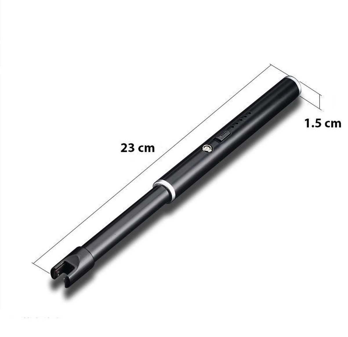 Oplaadbare Lange Dunne Elektrische Aansteker - Duurzame Plasma Aansteker - Inclusief Cadeauverpakking - BBQ – Kaarsen - Zwart 7 Oplaadbare Lange Dunne Elektrische Aansteker - Duurzame Plasma Aansteker - Inclusief Cadeauverpakking - BBQ – Kaarsen - Zwart - Afbeelding 5