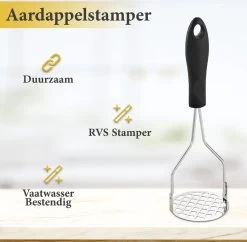 ProudProducts - Aardappelstamper – Pureestamper - RVS 14 ProudProducts - Aardappelstamper – Pureestamper - RVS -Keukenbarbecue 1200x1174 9