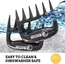 Mountain Grillers Claws-High Quality Meat Claws For American BBQ Pulled Pork-Plastic Meat Claws For Slicing-Vaatwasser Safe Bear Claws Gift Idee -Keukenbarbecue 1200x1175 3