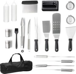BBQ Gereedschapset - Opbergtas - BBQ Accessoires - BBQ Tang - BBQ Set - BBQ Borstel - BBQ Gereedschap - Roestvrij Staal 17 BBQ Gereedschapset - Opbergtas - BBQ Accessoires - BBQ Tang - BBQ Set - BBQ Borstel - BBQ Gereedschap - Roestvrij Staal -Keukenbarbecue 1200x1177 6