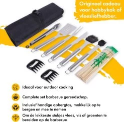 BBQ Accesoires Set Gereedschap Tang Borstel Barbecue Kookgerei - 10 Delig -Keukenbarbecue 1200x1184 2