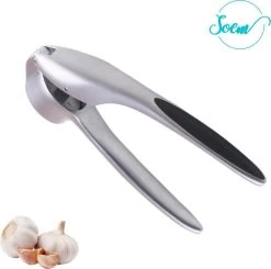 SOEM© Knoflookpers Met Ergonomische Handgreep Ook Geschikt Voor Gember - RVS - Horeca Kwaliteit - Ovaal 13 SOEM© Knoflookpers Met Ergonomische Handgreep Ook Geschikt Voor Gember - RVS - Horeca Kwaliteit - Ovaal -Keukenbarbecue 1200x1188 3