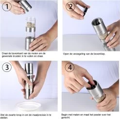 Merkloos Peper- En Zoutmolen- 2 In 1 - RVS - 22 X 5,2 Cm 17 Merkloos Peper- En Zoutmolen- 2 In 1 - RVS - 22 X 5,2 Cm -Keukenbarbecue 1200x1190 5