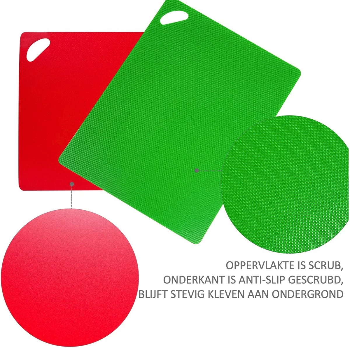 Olivivi - Snijplank Kunststof - Snijplankenset - Snijplanken - Cutting Board - Flexibel - Set 4 Stuks 10 Olivivi - Snijplank Kunststof - Snijplankenset - Snijplanken - Cutting Board - Flexibel - Set 4 Stuks - Afbeelding 8