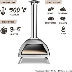 Burnhard Pizzaoven Voor Buiten - Nero -Keukenbarbecue 1200x1197 10