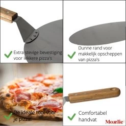 Pizzaschep 30 Cm Voor Oven Of BBQ - Rond - RVS - Met Houten Handvat 8 Pizzaschep 30 Cm Voor Oven Of BBQ - Rond - RVS - Met Houten Handvat -Keukenbarbecue 1200x1198 5