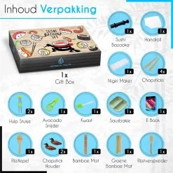 Sushi Bazooka - XXL Sushi Set - Sushi Kit Incl. 4 Paar Chopsticks - Sushi Maker 16 Sushi Bazooka - XXL Sushi Set - Sushi Kit Incl. 4 Paar Chopsticks - Sushi Maker -Keukenbarbecue 1200x1199 17