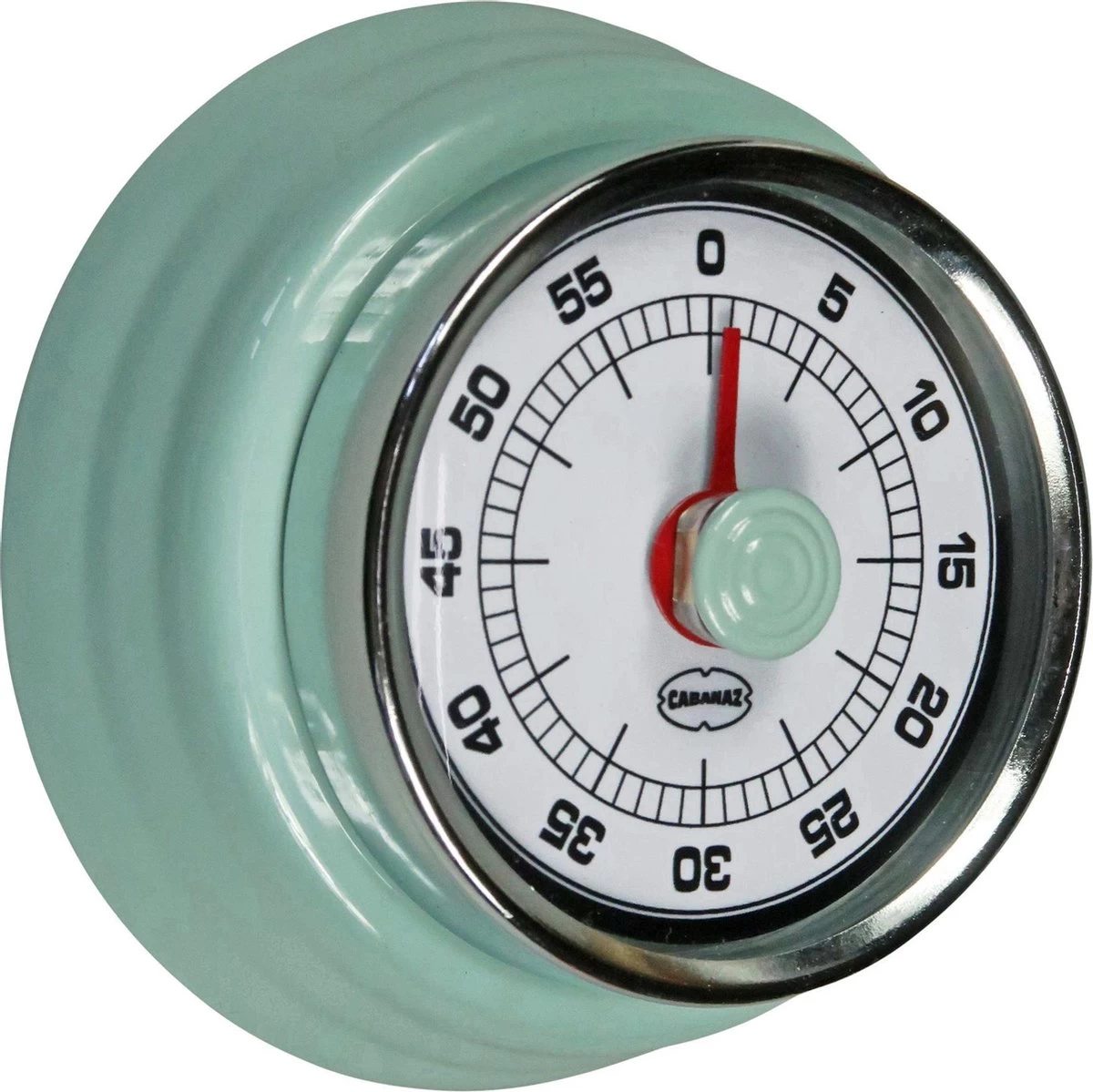 CABANAZ - Mechanische Kookwekker, Metaal Met Magneet, KITCHEN TIMER, Blauw 3 CABANAZ - Mechanische Kookwekker, Metaal Met Magneet, KITCHEN TIMER, Blauw
