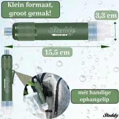 Waterfilter Survival Steddy Pro - Zuiver Gratis Drinkwater - Waterfles Waterzuivering - Waterfilter Kraan - Outdoor - FILTER 4000 LITER! 12 Waterfilter Survival Steddy Pro - Zuiver Gratis Drinkwater - Waterfles Waterzuivering - Waterfilter Kraan - Outdoor - FILTER 4000 LITER! -Keukenbarbecue 1200x1200 105