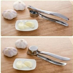 IGOODS Knoflookpers - Ergonomische Handgreep - RVS - Ovaal - Zilver -Keukenbarbecue 1200x1200 1053