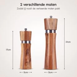 Luxe Peper En Zoutmolen Set - Pepermolen - Acacia Hout - RVS - 21cm 17 Luxe Peper En Zoutmolen Set - Pepermolen - Acacia Hout - RVS - 21cm -Keukenbarbecue 1200x1200 1106