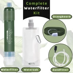 Waterfilter Steddy Pro - Survival Bushcraft Kit - Noodpakket - Waterzuivering - Water Filter Kraan - Outdoor 13 Waterfilter Steddy Pro - Survival Bushcraft Kit - Noodpakket - Waterzuivering - Water Filter Kraan - Outdoor -Keukenbarbecue 1200x1200 118