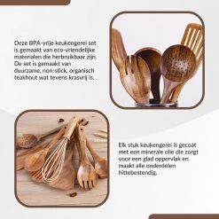 SensaHome - Luxe Teakhouten Keukengerei Set 10-delig - Hout -Keukenbarbecue 1200x1200 1210