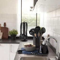 Strex Keukengerei Set Met Houder 15 Delig - Hittebestendig / BPA Vrij / Siliconen - Keuken Gerei -Keukenbarbecue 1200x1200 1239