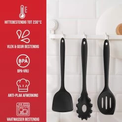 Strex Keukengerei Set Met Houder 15 Delig - Hittebestendig / BPA Vrij / Siliconen - Keuken Gerei -Keukenbarbecue 1200x1200 1240