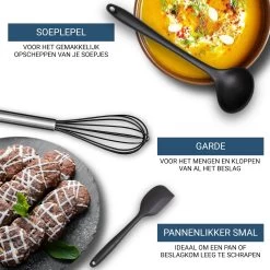 Keukengerei Set 10 Delig - Hittebestendig / BPA Vrij / Siliconen - Kookgerei -Keukenbarbecue 1200x1200 1248
