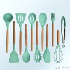 ESTARK® Keukengerei Set - Keukengerei Houder - Keukengerei Set Met Houder - 12 Delig - Antraciet Zwart - Houten Steel - Siliconen - Kerstcadeau - Pastalepel - Spatel Voor Beslag - Open Spatel - Grote Lepel - Open Lepel - Soeplepel - Keuken Spatels 12 18 ESTARK® Keukengerei Set - Keukengerei Houder - Keukengerei Set Met Houder - 12 Delig - Antraciet Zwart - Houten Steel - Siliconen - Kerstcadeau - Pastalepel - Spatel Voor Beslag - Open Spatel - Grote Lepel - Open Lepel - Soeplepel - Keuken Spatels 12 -Keukenbarbecue 1200x1200 1270
