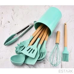 ESTARK® Keukengerei Set - Keukengerei Houder - Keukengerei Set Met Houder - 12 Delig - Antraciet Zwart - Houten Steel - Siliconen - Kerstcadeau - Pastalepel - Spatel Voor Beslag - Open Spatel - Grote Lepel - Open Lepel - Soeplepel - Keuken Spatels 12 31 ESTARK® Keukengerei Set - Keukengerei Houder - Keukengerei Set Met Houder - 12 Delig - Antraciet Zwart - Houten Steel - Siliconen - Kerstcadeau - Pastalepel - Spatel Voor Beslag - Open Spatel - Grote Lepel - Open Lepel - Soeplepel - Keuken Spatels 12 -Keukenbarbecue 1200x1200 1276