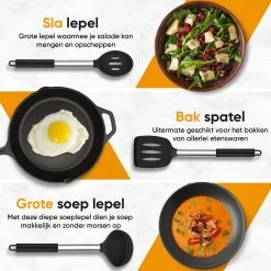 Strex Keukengerei Set Met Houder 43 Delig - Hittebestendig / BPA Vrij / Siliconen - Keuken Gerei -Keukenbarbecue 1200x1200 1330