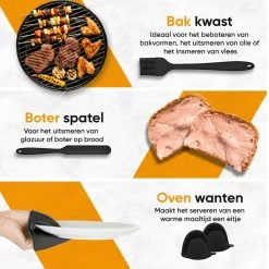 Strex Keukengerei Set Met Houder 43 Delig - Hittebestendig / BPA Vrij / Siliconen - Keuken Gerei -Keukenbarbecue 1200x1200 1332