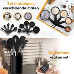 Strex Keukengerei Set Met Houder 43 Delig - Hittebestendig / BPA Vrij / Siliconen - Keuken Gerei -Keukenbarbecue 1200x1200 1334