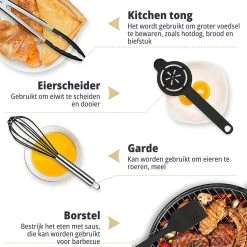 MK - Kookgerei - Keukengerei Kitchen Set - 33 Delige Set - Hittebestendig - Siliconen - BPA Vrij - 2023 Model -Keukenbarbecue 1200x1200 1339