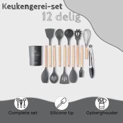 Proudproducts – Keukengerei Set – Kookgerei – Keukengerei – Siliconen – 12 - Delig – BPA Vrij 10 Proudproducts – Keukengerei Set – Kookgerei – Keukengerei – Siliconen – 12 - Delig – BPA Vrij -Keukenbarbecue 1200x1200 1354