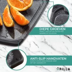 Grilla Snijplankenset - 3 Stuks - Marmer Look - Snijplank Set Kunststof -Keukenbarbecue 1200x1200 1386