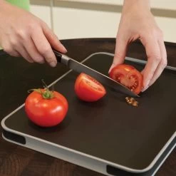 Joseph Joseph JosephJoseph - Cut&Carve - Plus - Snijplank - Groot - Zwart -Keukenbarbecue 1200x1200 1409