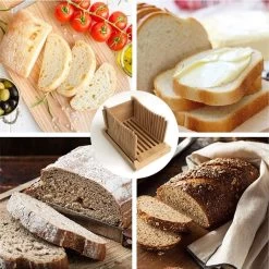 Stelleriana Broodsnijder Of Broodsnijmachine Van Bamboo Hout Als Hulpmiddel Bij Het Snijden Van Vers Zelf Gebakken Brood En Broodbakken. Bevat Een Broodplank/Snijplank Met Kruimelbak/Kruimelvanger. -Keukenbarbecue 1200x1200 1417