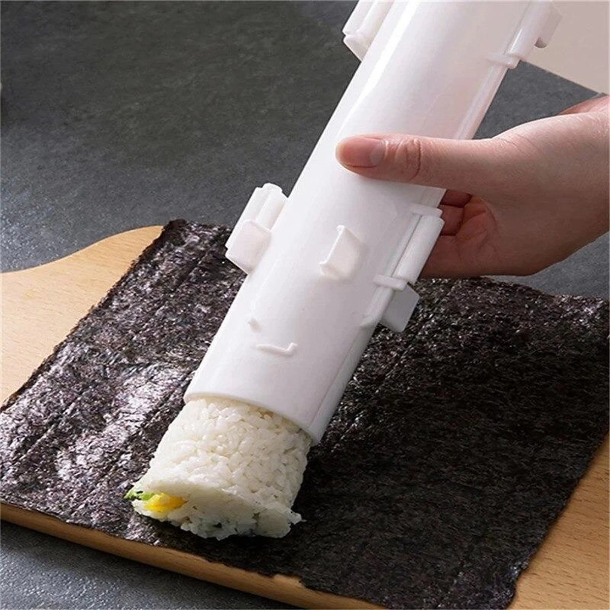 Merkloos Sushi Set Sushi Maker - Sushi Kit Bazooka - Zelf Thuis Sushi Maken 8 Merkloos Sushi Set Sushi Maker - Sushi Kit Bazooka - Zelf Thuis Sushi Maken - Afbeelding 6