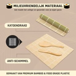 First Rate 16-Delige Sushi Set – XXL Sushi Set Met Bazooka – Snel En Makkelijk Sushi Maken – Sushi Maker – Sushi Kit – Sushi Set – Sushi Maker Set – Sushi Maker Bazooka – Sushi Roller – Sushi Rol Maker – XXL Sushi Set – Inclusief E-Book – Duurzaam 14 First Rate 16-Delige Sushi Set – XXL Sushi Set Met Bazooka – Snel En Makkelijk Sushi Maken – Sushi Maker – Sushi Kit – Sushi Set – Sushi Maker Set – Sushi Maker Bazooka – Sushi Roller – Sushi Rol Maker – XXL Sushi Set – Inclusief E-Book – Duurzaam -Keukenbarbecue 1200x1200 1463