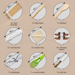 First Rate 16-Delige Sushi Set – XXL Sushi Set Met Bazooka – Snel En Makkelijk Sushi Maken – Sushi Maker – Sushi Kit – Sushi Set – Sushi Maker Set – Sushi Maker Bazooka – Sushi Roller – Sushi Rol Maker – XXL Sushi Set – Inclusief E-Book – Duurzaam 18 First Rate 16-Delige Sushi Set – XXL Sushi Set Met Bazooka – Snel En Makkelijk Sushi Maken – Sushi Maker – Sushi Kit – Sushi Set – Sushi Maker Set – Sushi Maker Bazooka – Sushi Roller – Sushi Rol Maker – XXL Sushi Set – Inclusief E-Book – Duurzaam -Keukenbarbecue 1200x1200 1467