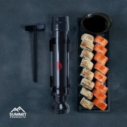 Summit Products Sushi Bazooka Kit- Sushi Maker Set- Sushi Kit- All In One Sushi Set- Inclusief Online Bereidingsgids- Zwart -Keukenbarbecue 1200x1200 1470
